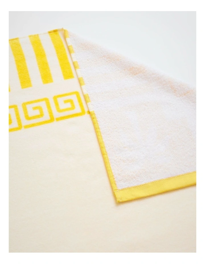 Athina Beach Towel in Yellow image 3