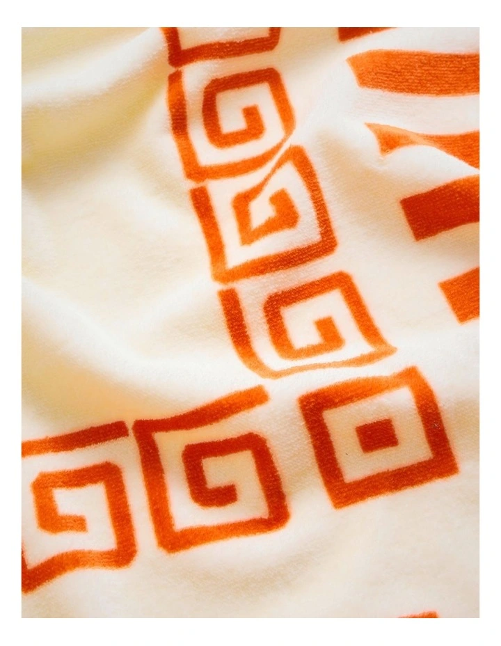Athina Beach Towel in Orange image 2