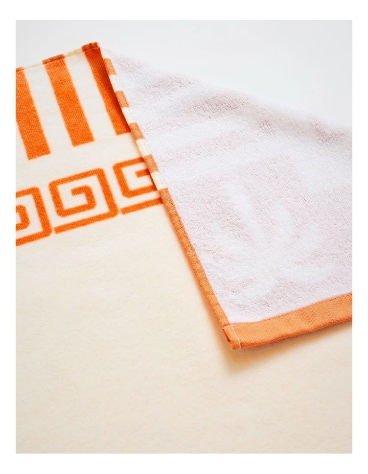Athina Beach Towel in Orange image 3