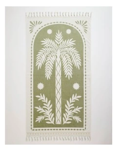 Stamp Palm Beach Towel in Sage