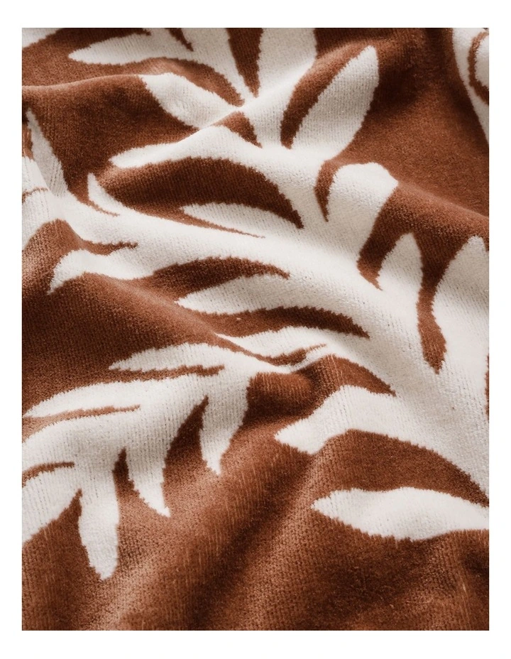 Stamp Palm Beach Towel in Cinnamon image 2