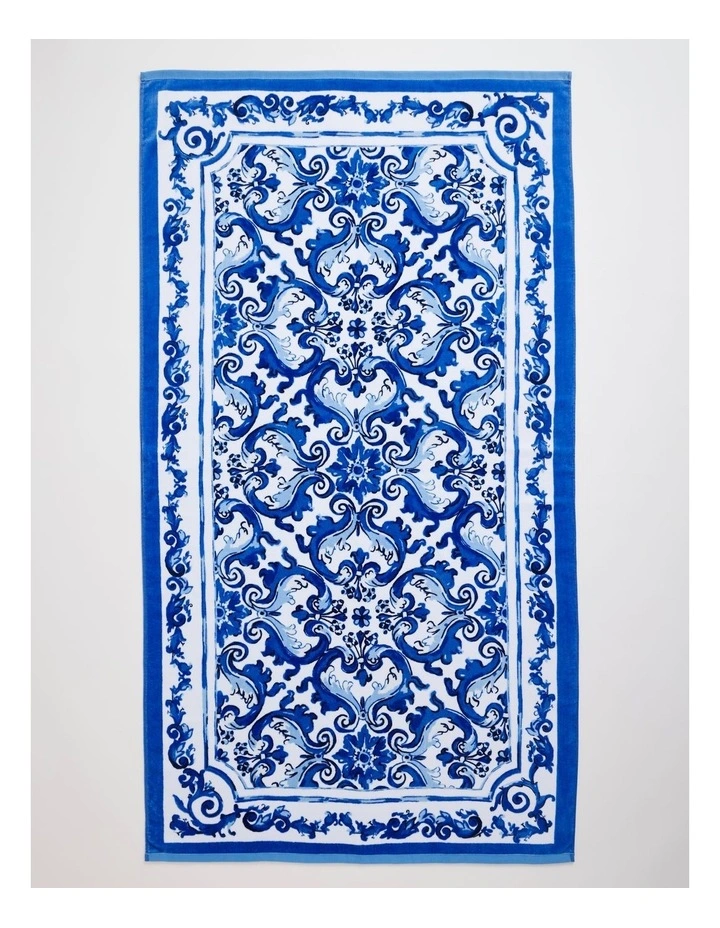 Valentina Beach Towel in Blue image 1