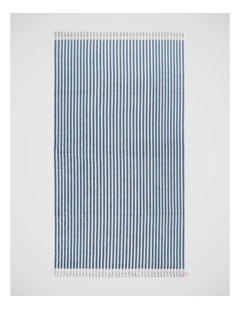 Marco Stripe Beach Towel in Blue