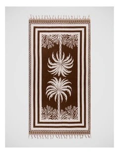 Palm Beach Towel in Brown
