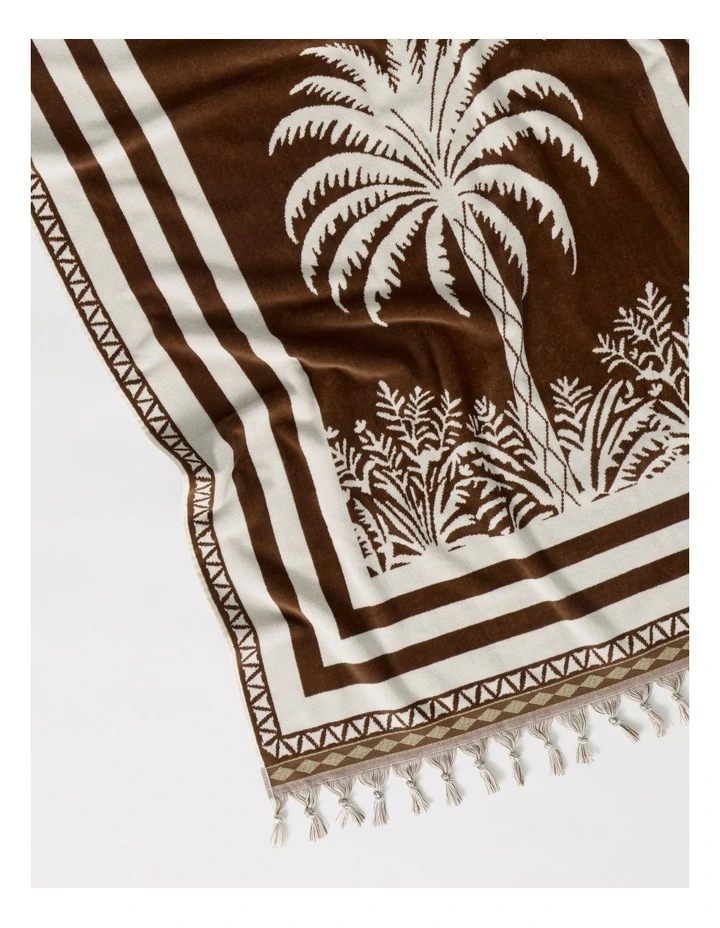 Palm Beach Towel in Brown image 2