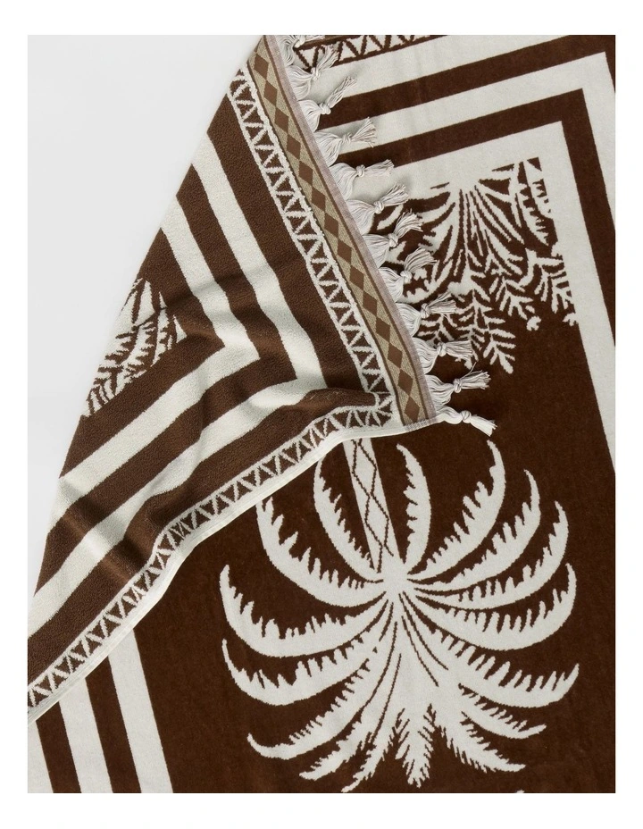 Palm Beach Towel in Brown image 3