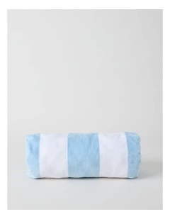 Santorini Inflatable Beach Pillow in Blue