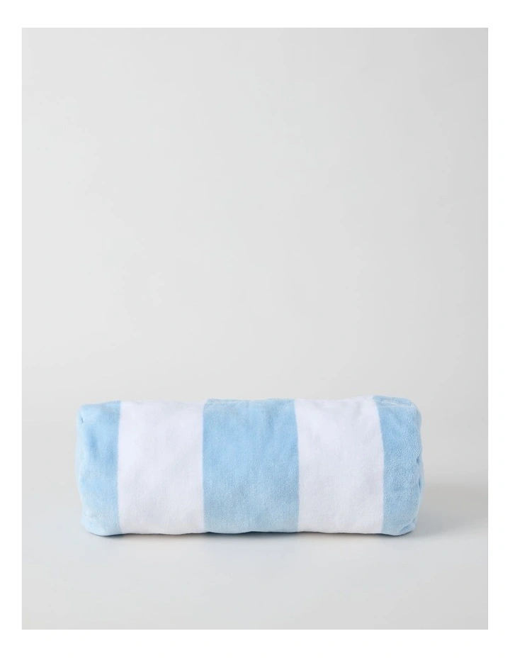 Santorini Inflatable Beach Pillow in Blue image 1