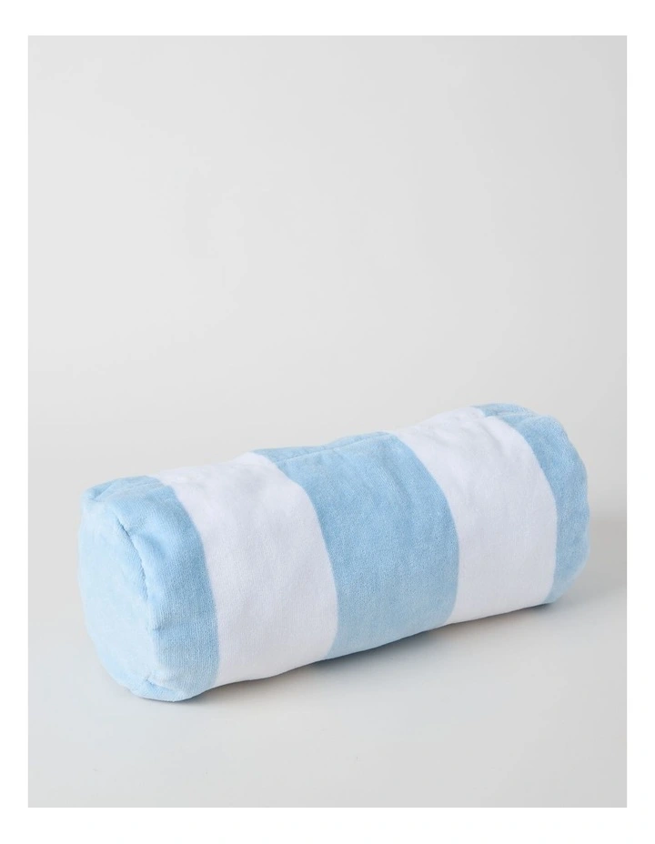 Santorini Inflatable Beach Pillow in Blue image 2