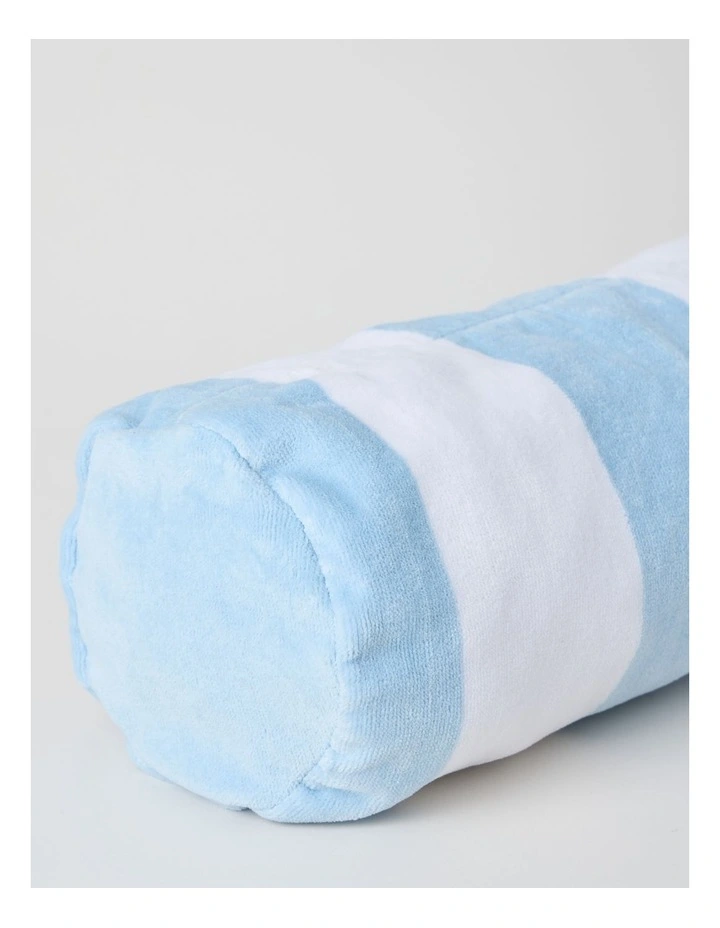 Santorini Inflatable Beach Pillow in Blue image 3