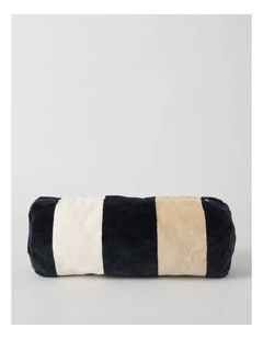 Santorini Inflatable Beach Pillow in Black