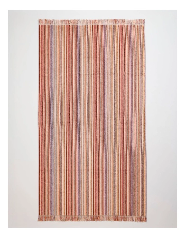Recycled Cotton Beach Towel Dawn in Multi image 1