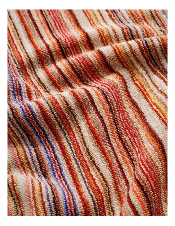 Recycled Cotton Beach Towel Dawn in Multi image 2