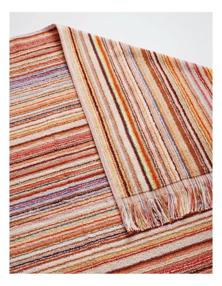 Recycled Cotton Beach Towel Dawn in Multi image 3