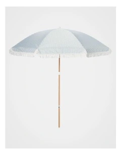 AH&G Marco Pin Stripe Beach Umbrella