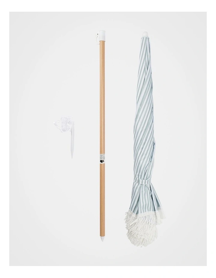 AH&G Marco Pin Stripe Beach Umbrella image 6