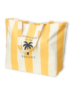 Heritage Athina Beach Bag: Yellow