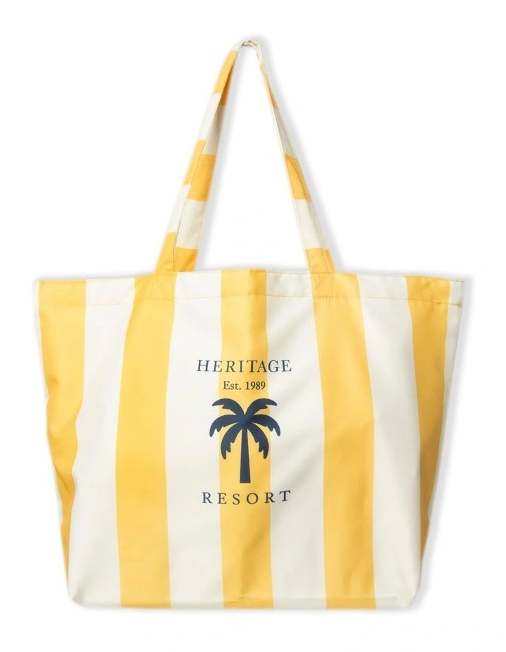 Heritage Athina Beach Bag: Yellow image 5