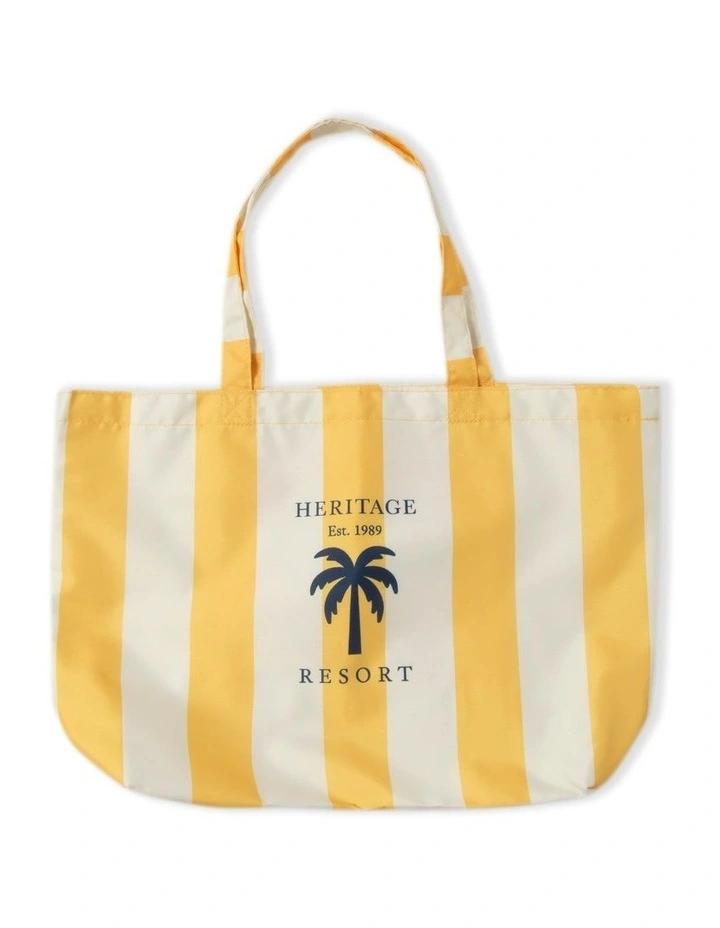 Heritage Athina Beach Bag: Yellow image 6