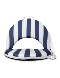 Heritage Capri Stripe Round Recliner: Navy