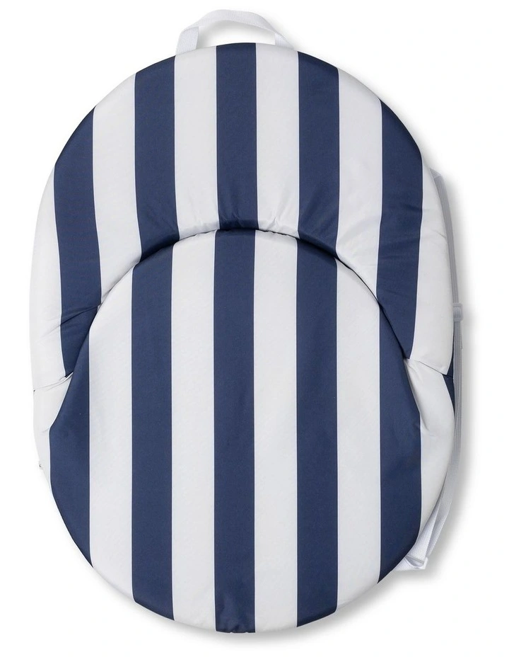 Heritage Capri Stripe Round Recliner: Navy image 4