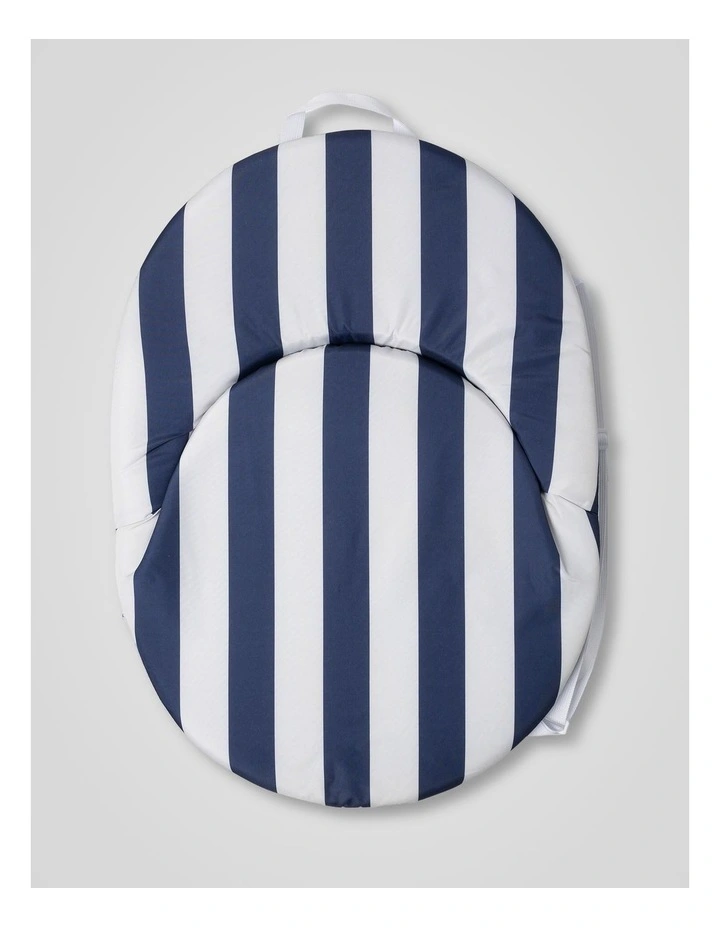 Heritage Capri Stripe Round Recliner: Navy image 5