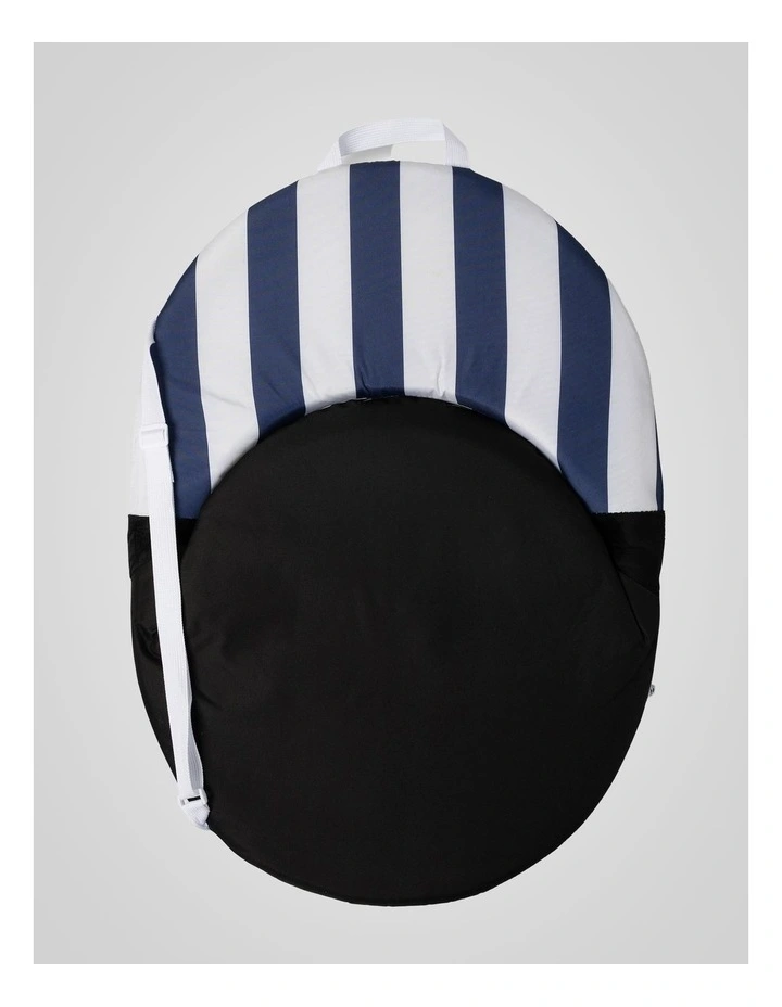 Heritage Capri Stripe Round Recliner: Navy image 6