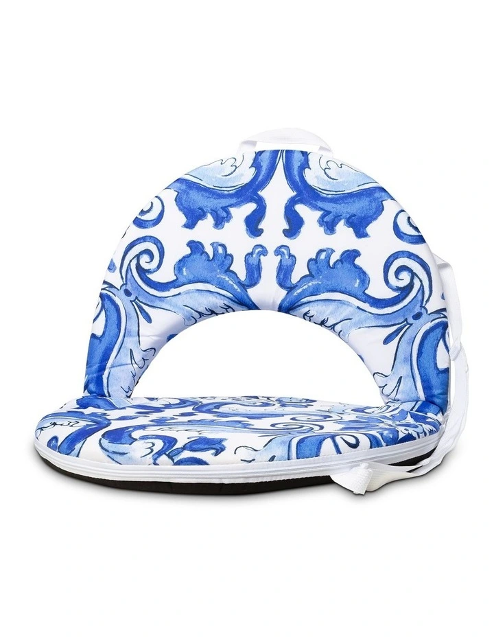 Heritage Valentina Round Recliner: Blue image 1