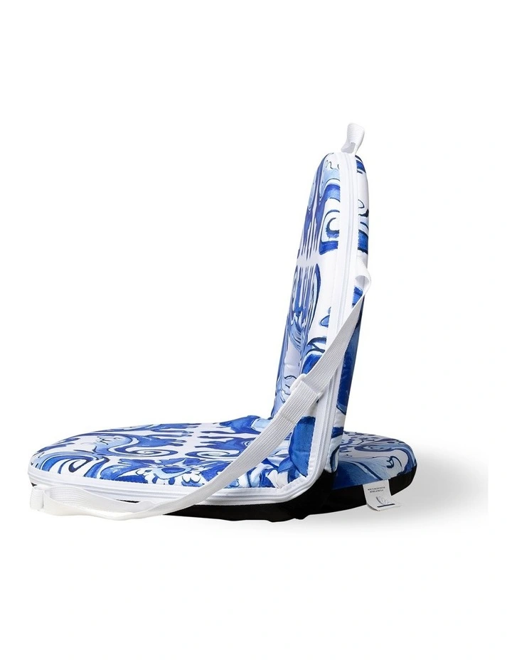 Heritage Valentina Round Recliner: Blue image 4