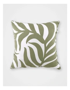 Australian House & Garden Olive Palm Outdoor Cushion: Green