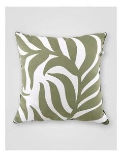 Australian House & Garden Olive Palm Outdoor Cushion: Green