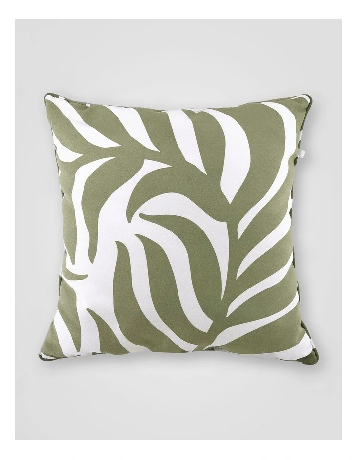 Australian House & Garden Olive Palm Outdoor Cushion: Green image 1