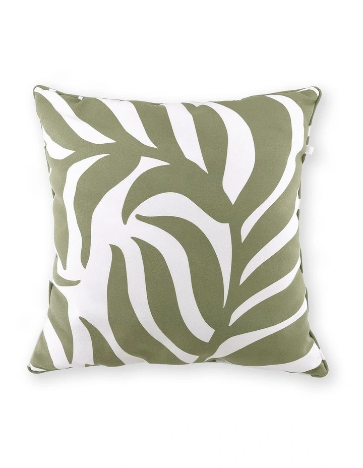 Australian House & Garden Olive Palm Outdoor Cushion: Green image 1