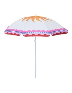 Vue Le Soleil 1.8m Beach Umbrella: Multi