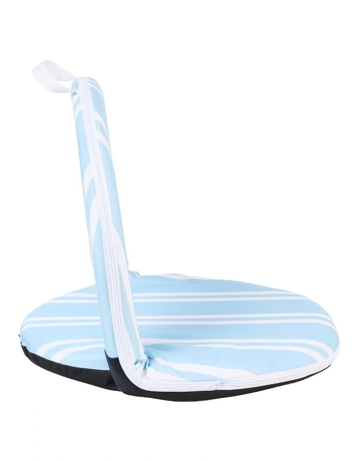 Round Recliner in Pastel Blue image 3