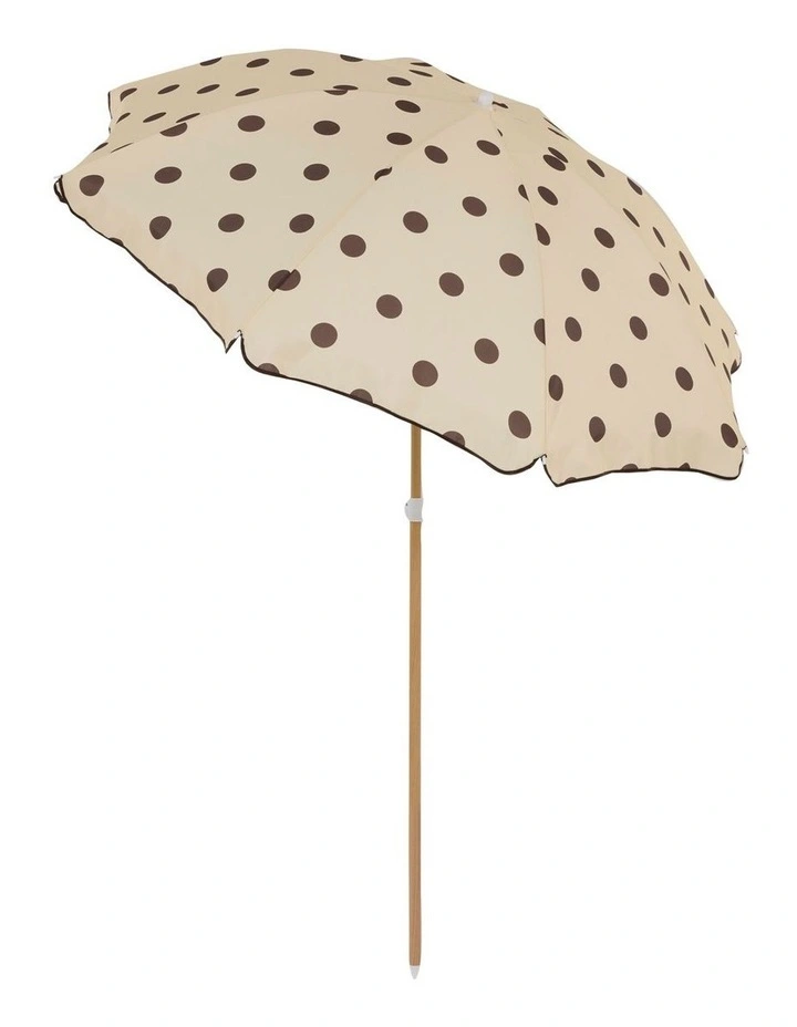 Polka Dot Umbrella in Yellow image 2