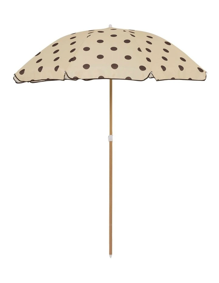 Polka Dot Umbrella in Yellow image 4