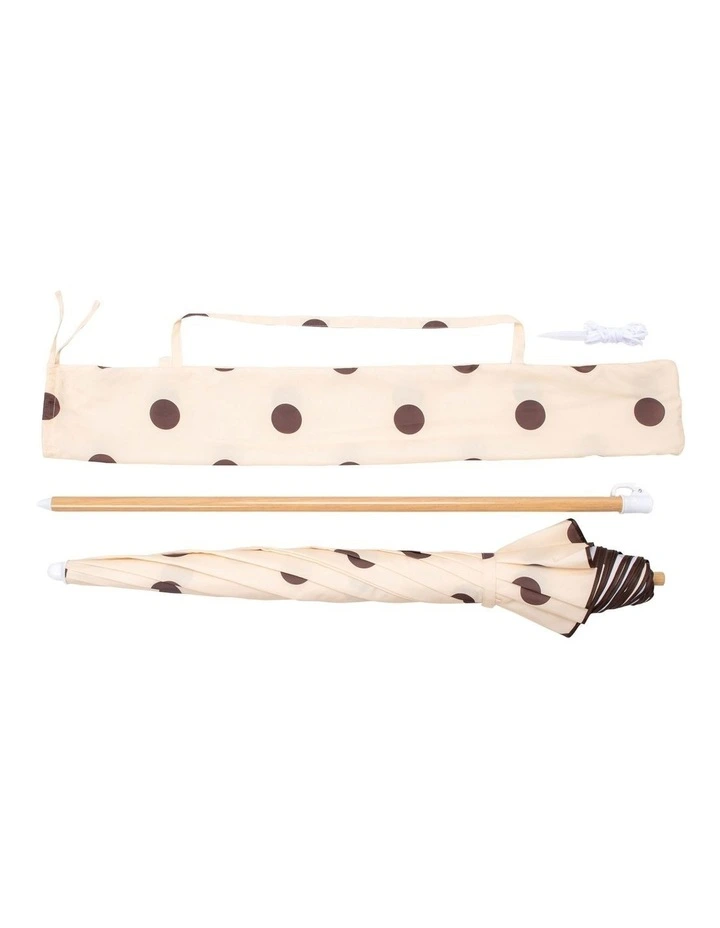 Polka Dot Umbrella in Yellow image 6