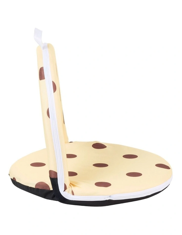 Polka Dot Round Recliner in Yellow image 3