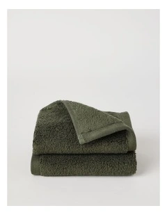 Australian Cotton Towel Range in Olive