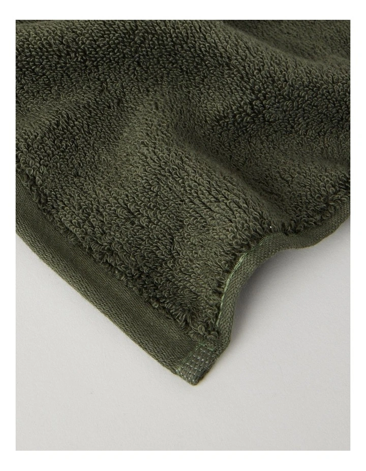 Australian Cotton Towel Range in Olive image 3