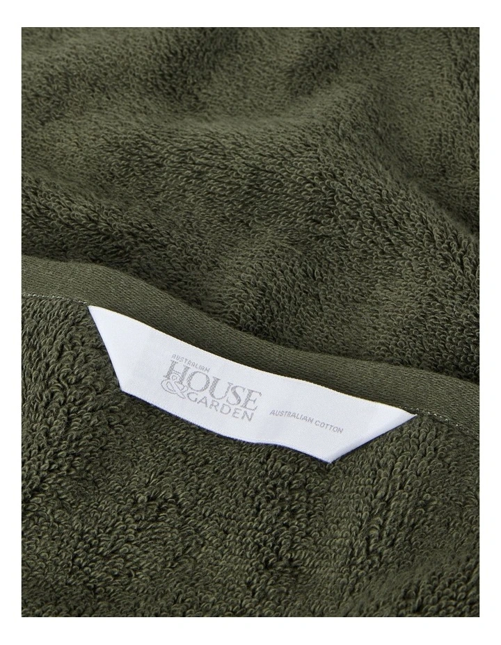 Australian Cotton Towel Range in Olive image 4