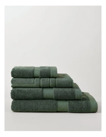 Luxury Egyptian Towel Range in Forest Green