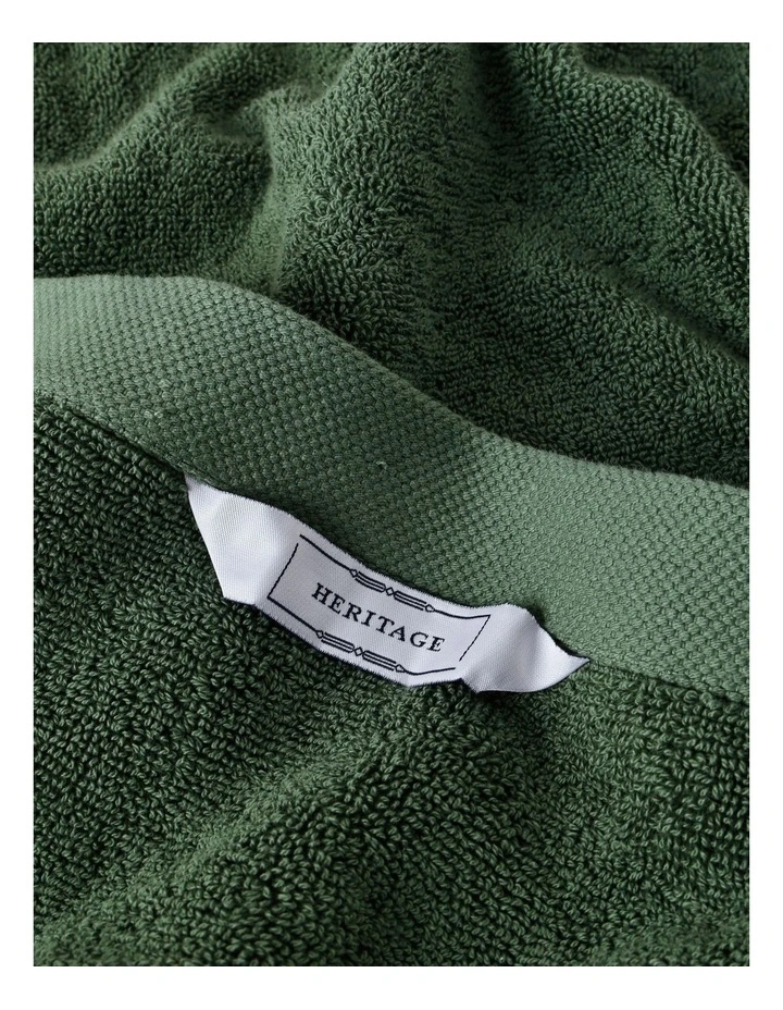 Luxury Egyptian Towel Range in Forest Green image 3