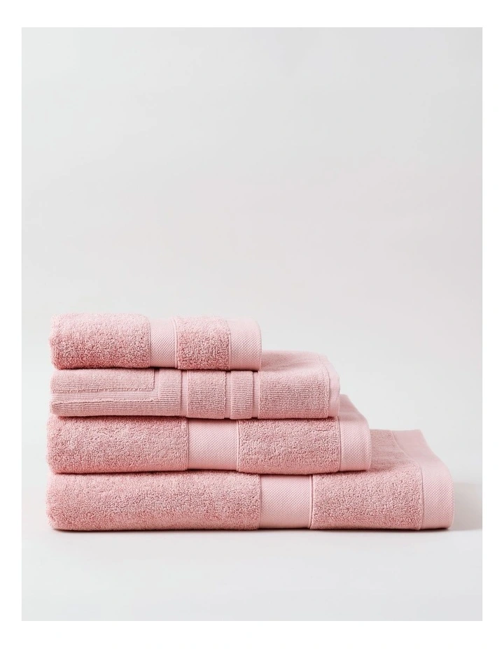 Luxury Egyptian Towel Range in Rose image 1