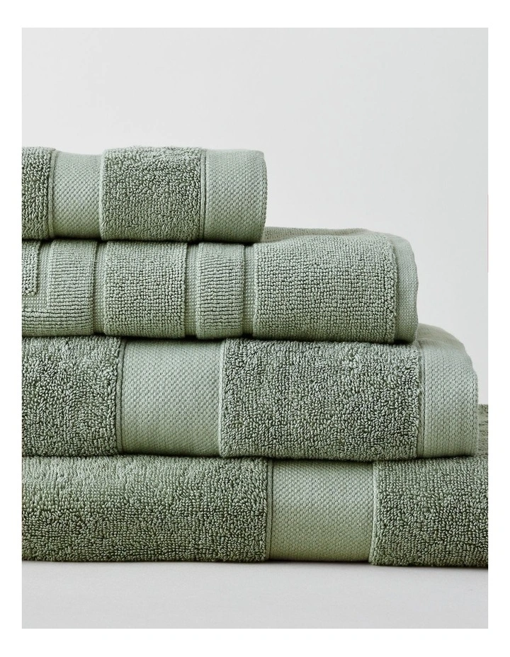 Luxury Egyptian Towel Range in Sage image 2