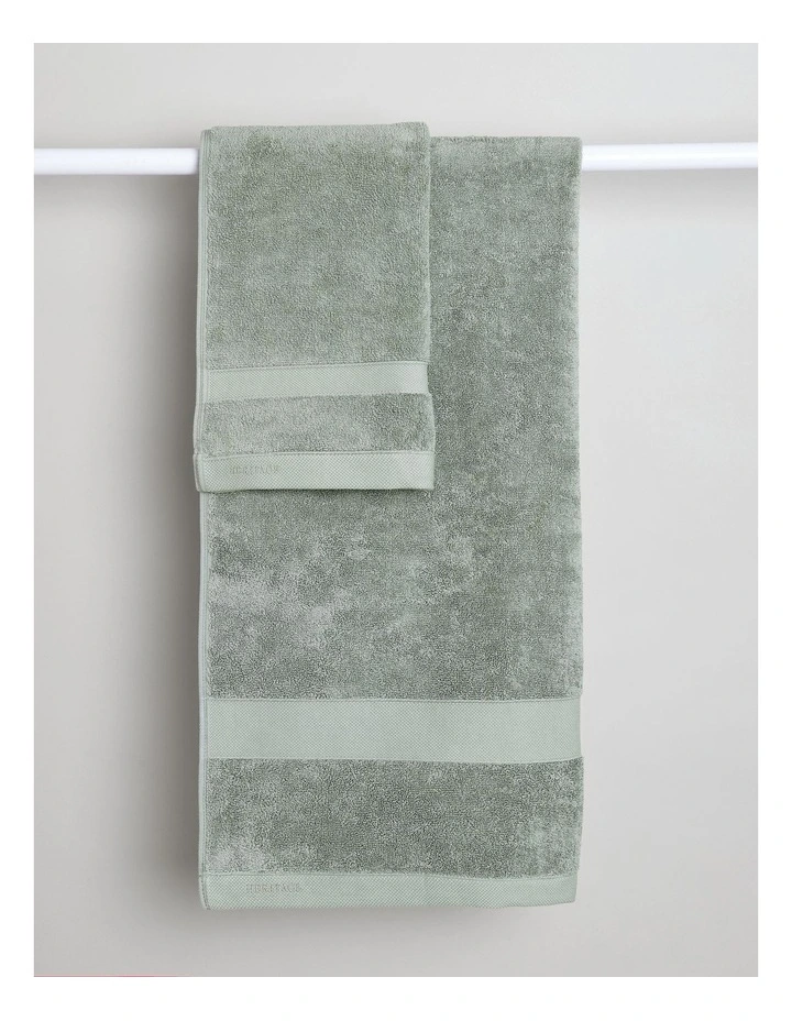 Luxury Egyptian Towel Range in Sage image 5