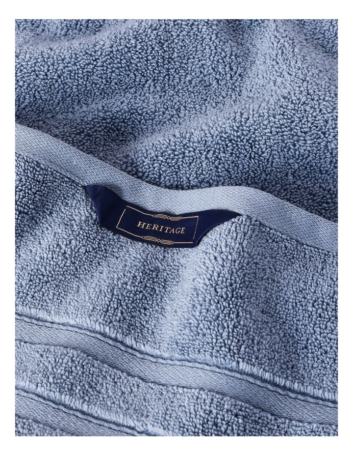 Super Plush Towels in Mid Blue image 5