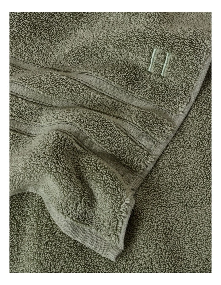 Super Plush Cotton Towels in Sage Green image 4