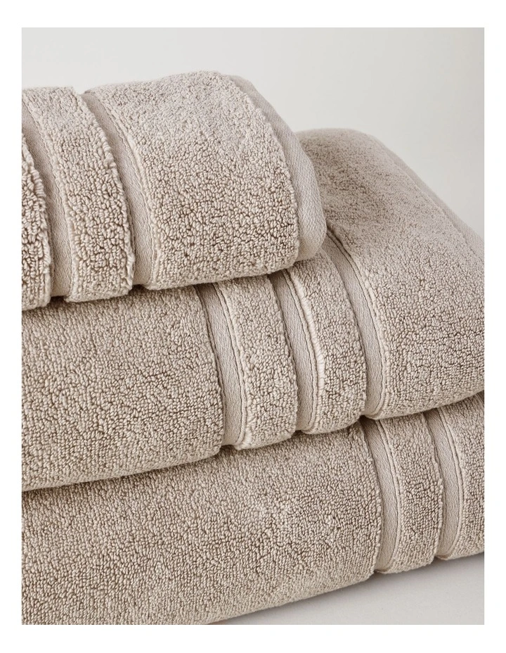 Super Plush Cotton Towels in Silver image 2